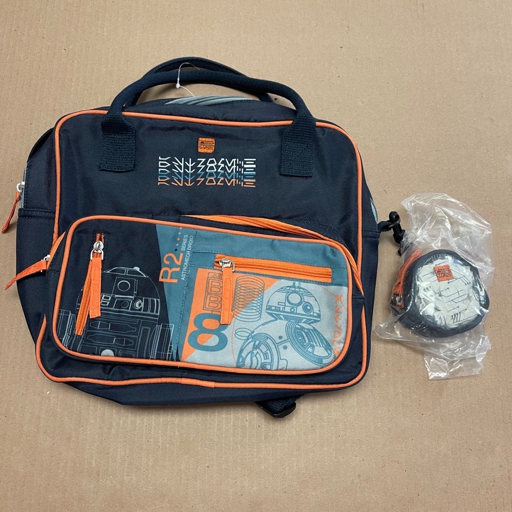 Disney Star Wars Galaxy's Edge Droid Depot 2023 New Backpack/Tote Bag With Zip